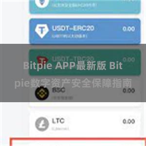 Bitpie APP最新版 Bitpie数字资产安全保障指南