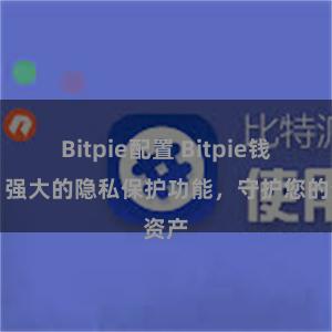 Bitpie配置 Bitpie钱包：强大的隐私保护功能，守护您的资产