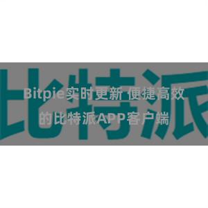 Bitpie实时更新 便捷高效的比特派APP客户端