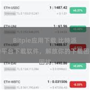 Bitpie应用下载 比特派跨平台下载软件，解放你的下载困扰