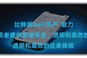 比特派DeFi资产  致力于于为投资者提供愈加安全、透明和高效的往来体验