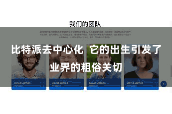 比特派去中心化  它的出生引发了业界的粗俗关切